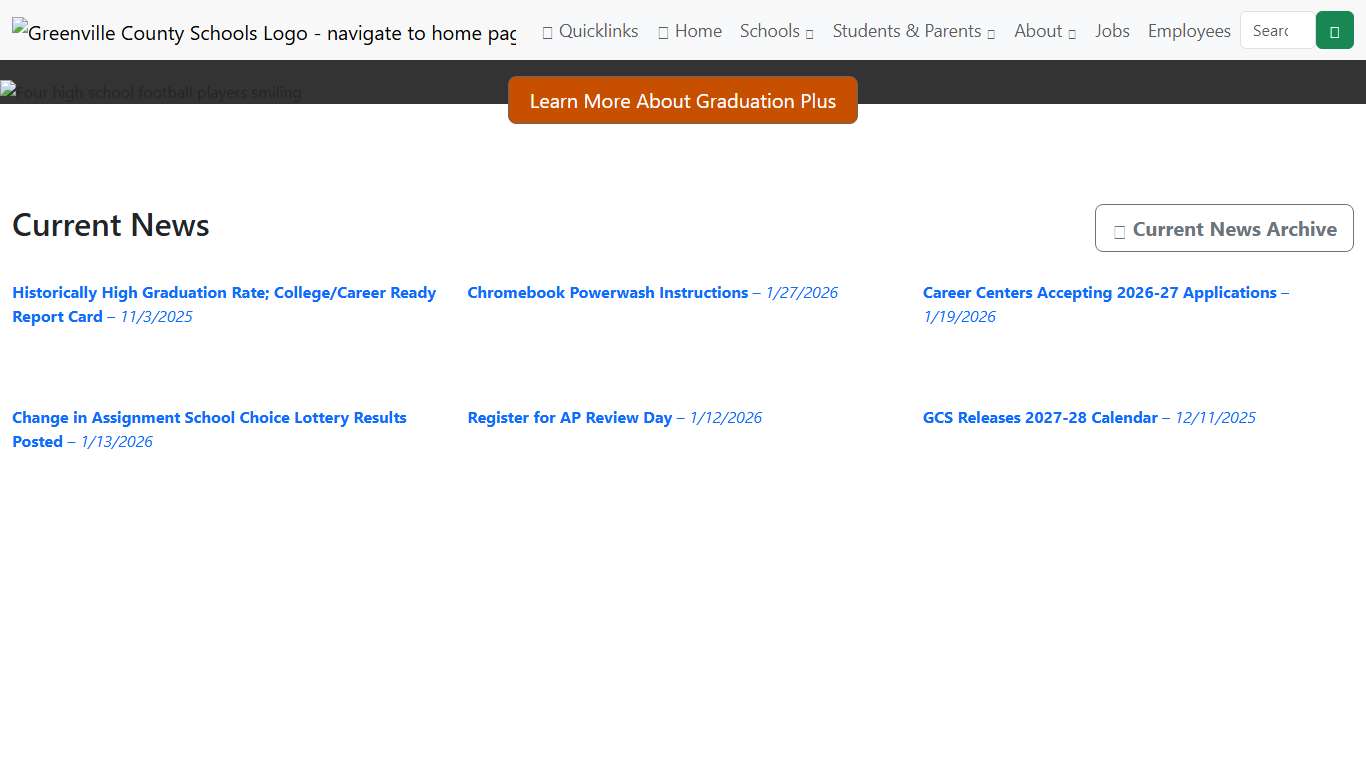 Welcome to Greenville County Schools Online